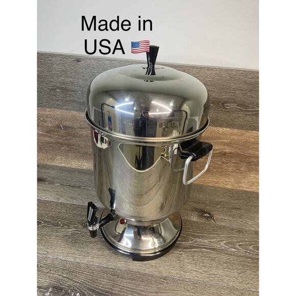 Farberware 155B Stainless Steel Electric Coffee Maker Urn Percolator 18-55 Cups - Picture 1 of 16